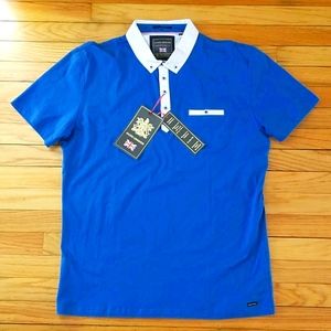 Guide London Short Sleeve Large Blue Polo